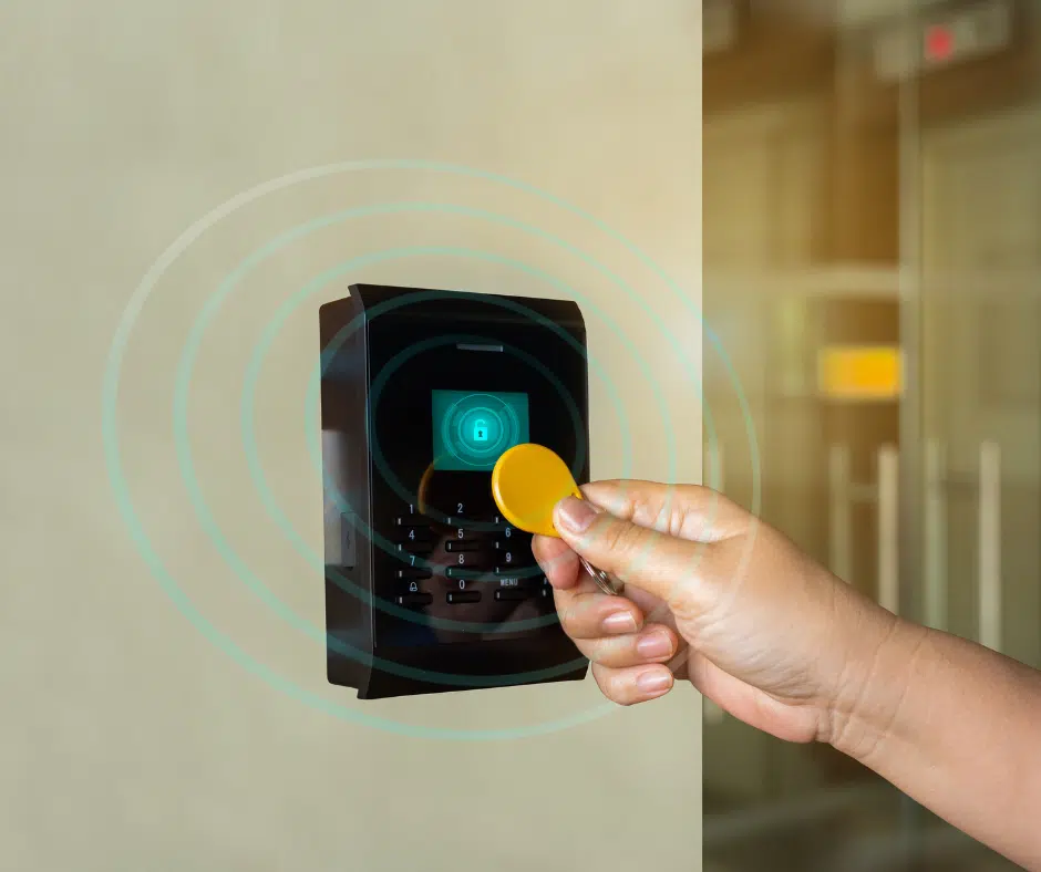 key fob entry system for building and residential