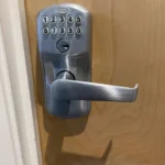 Keyless lock installation by Golden Key Locksmith NYC