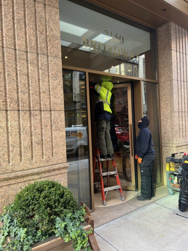 Golden Key Locksmith NYC technician on service in Lower East Side, Manhattan NYC