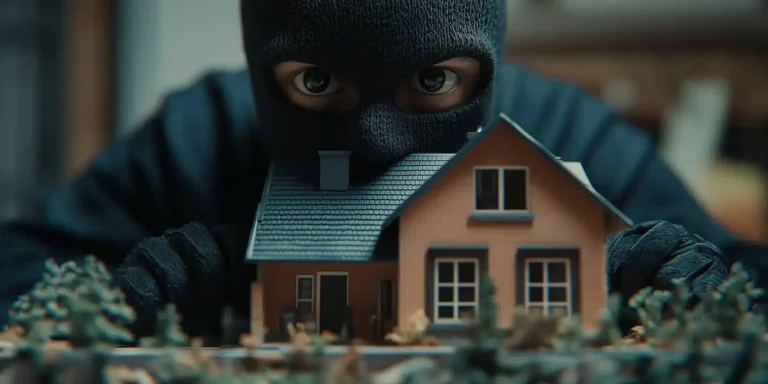 thief watches house looking right moment steal